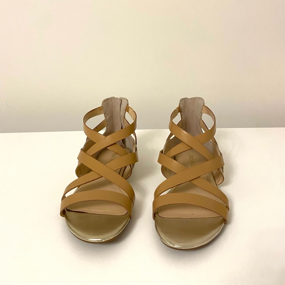 Enzo Ancionlini Tan Sandals